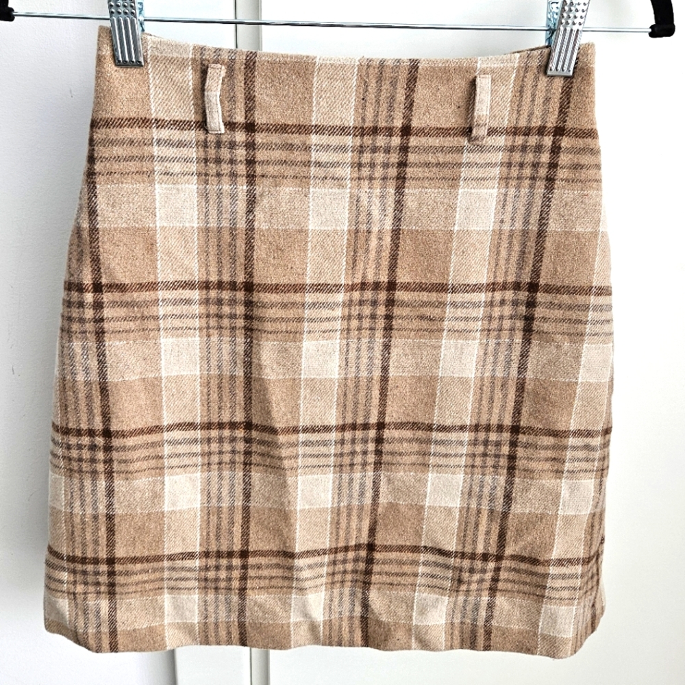 INGNI Plaid Mini Skirt, Size XS
